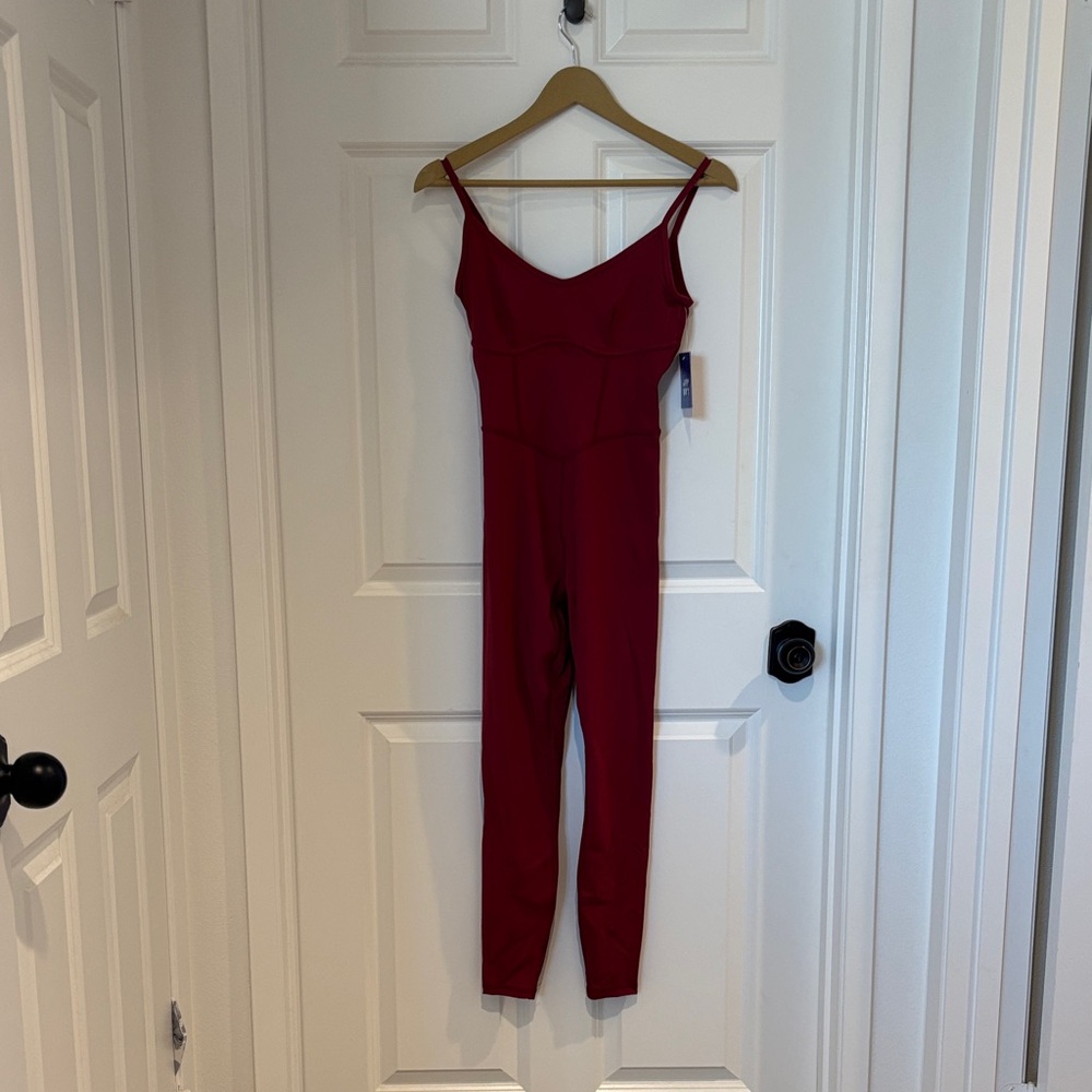 JoyLab Burgundy Jumpsuit